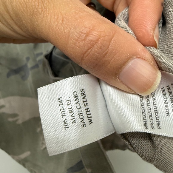 Rails‎ Marcel Camo Stars Button Down Shirt Jacket Women's Size S - Picture 5 of 8